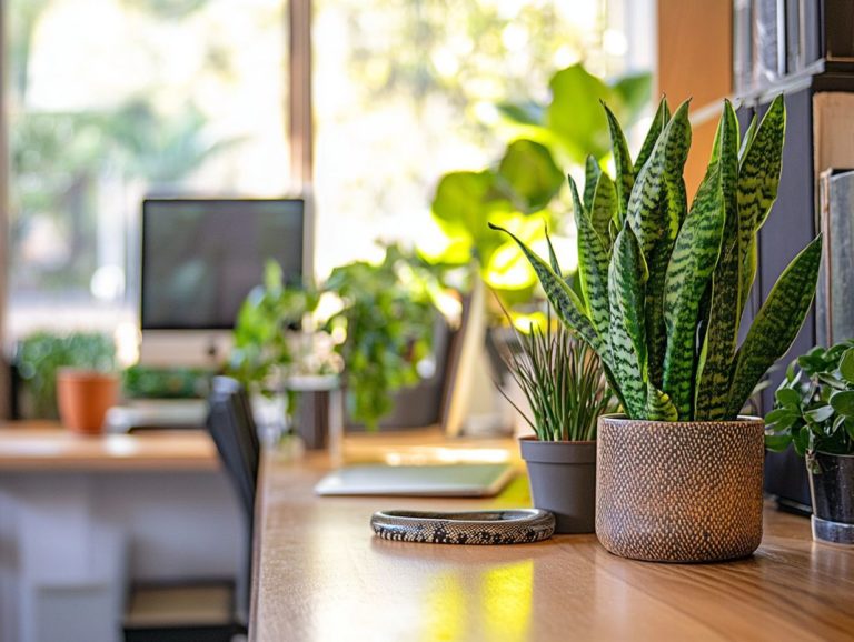 Top 10 Best Indoor Plants for Offices