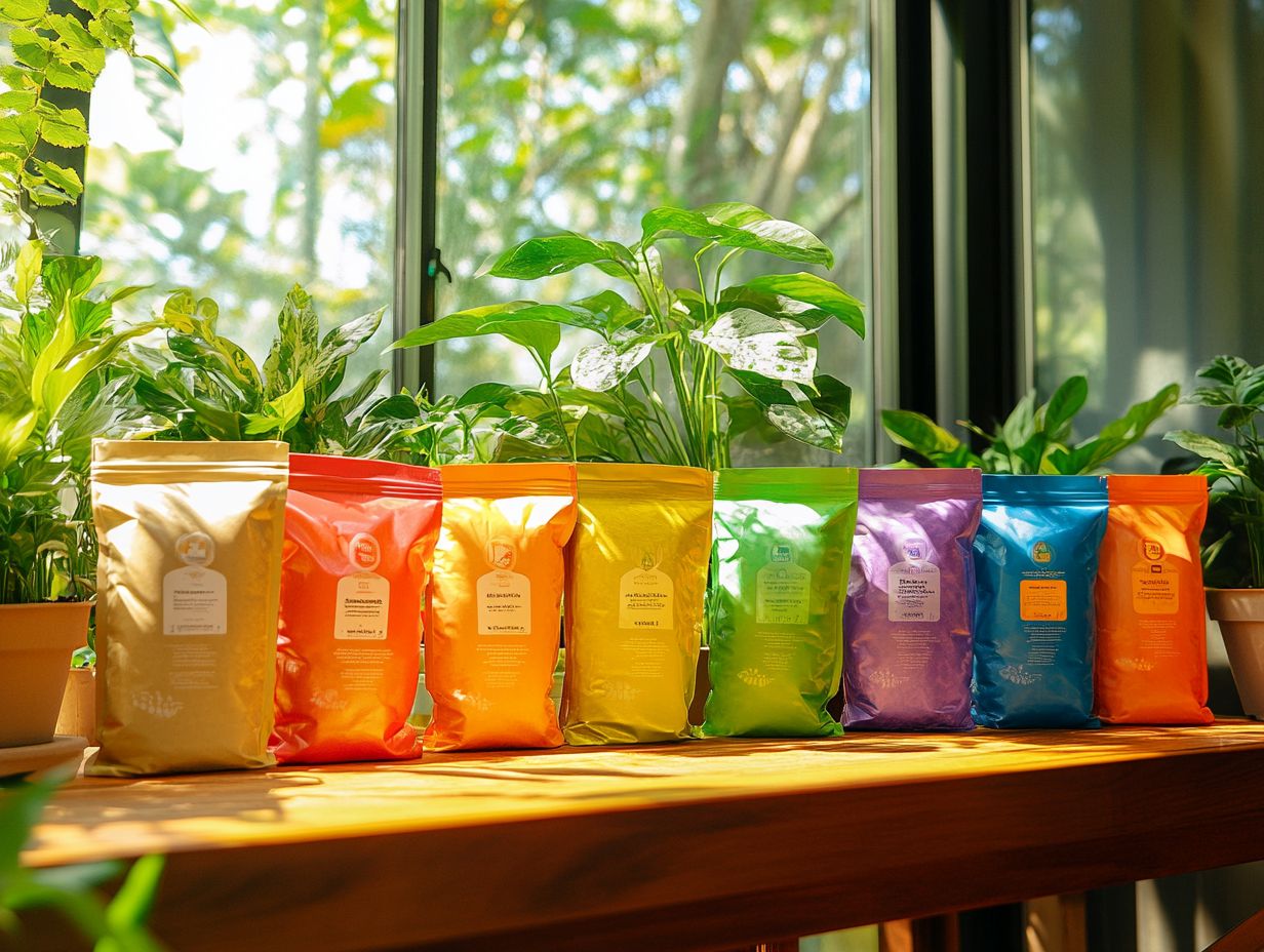 A visual guide to the top 10 fertilizers for thriving indoor plants.