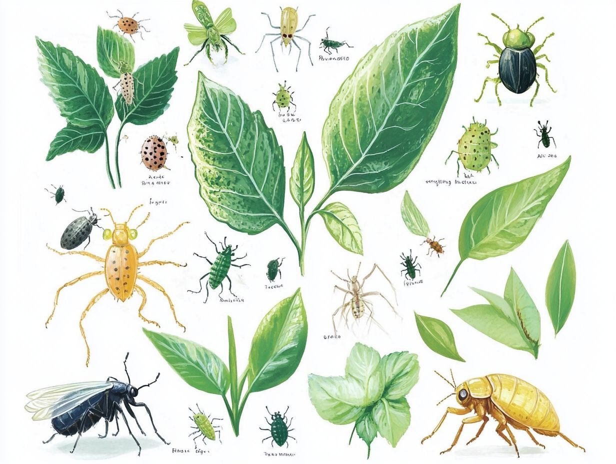 Top 10 pests affecting indoor plants, including aphids, mealybugs, and spider mites.