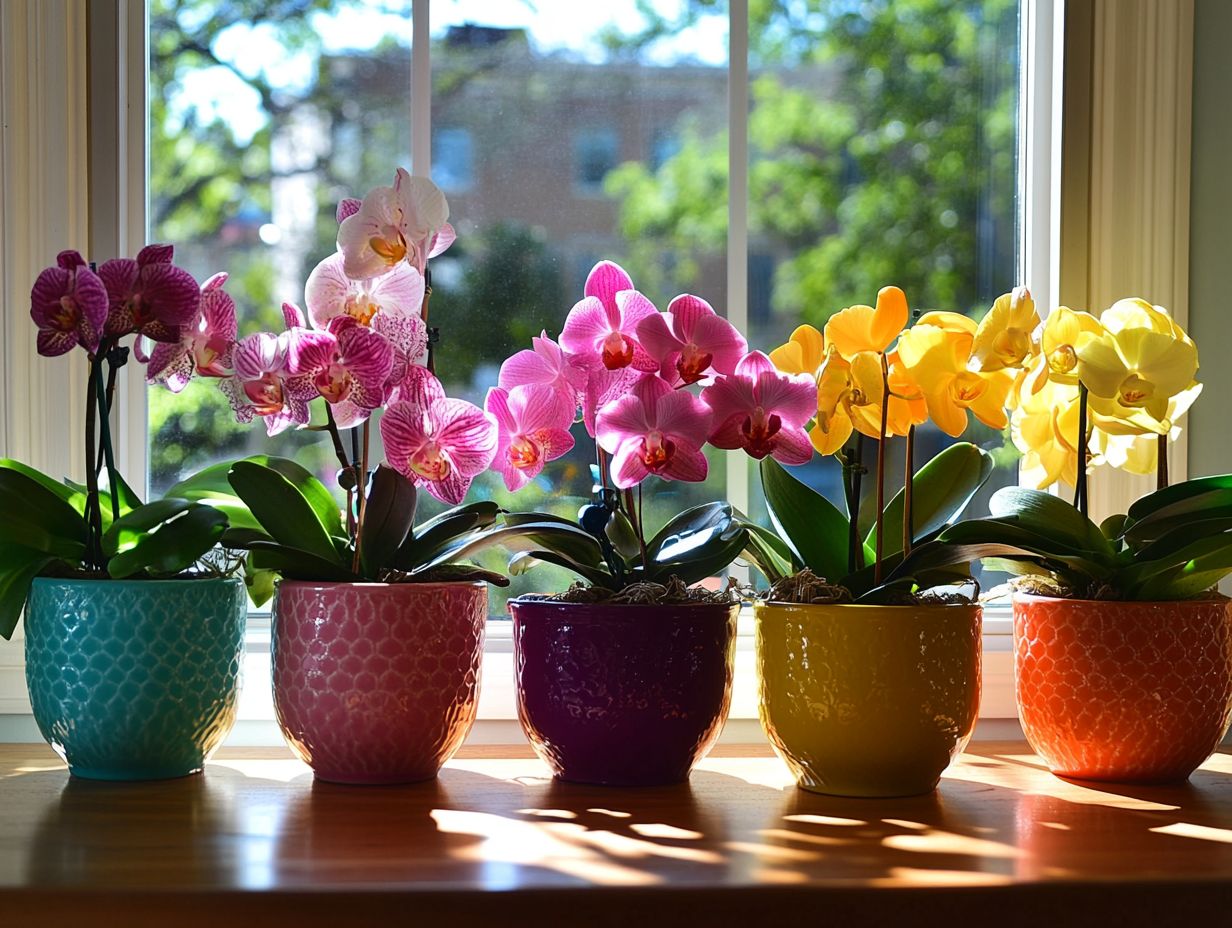 Image showcasing key takeaways about indoor orchids.