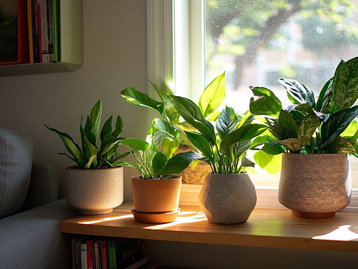 Spider Plant in a stylish indoor setting