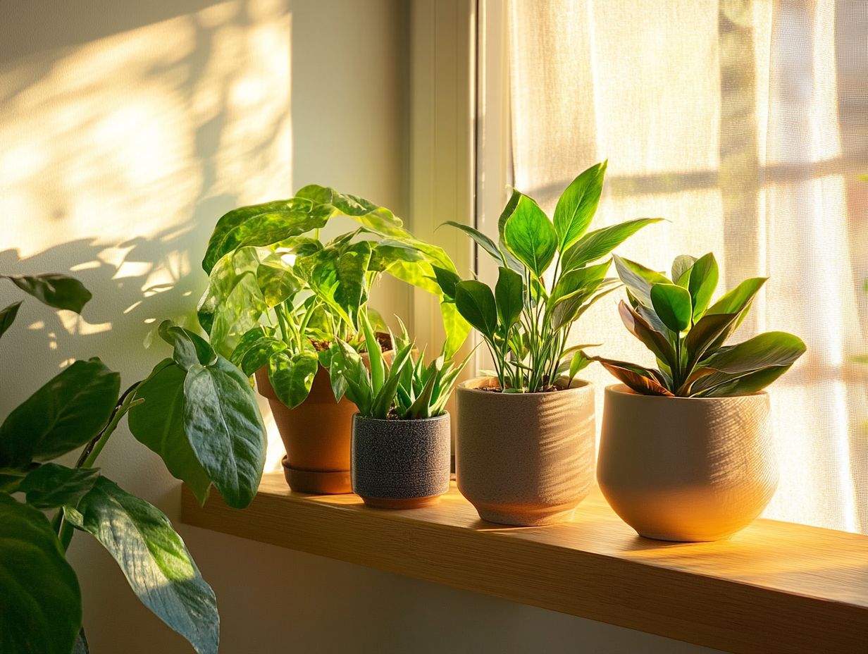 Vibrant indoor plants in a cozy apartment setting.