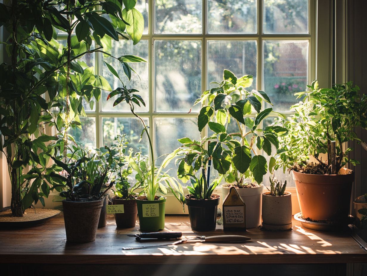 A guide on how often to water indoor plants.