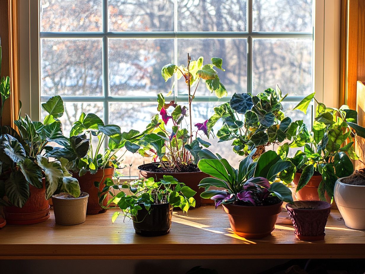 Philodendron plant thriving in low light