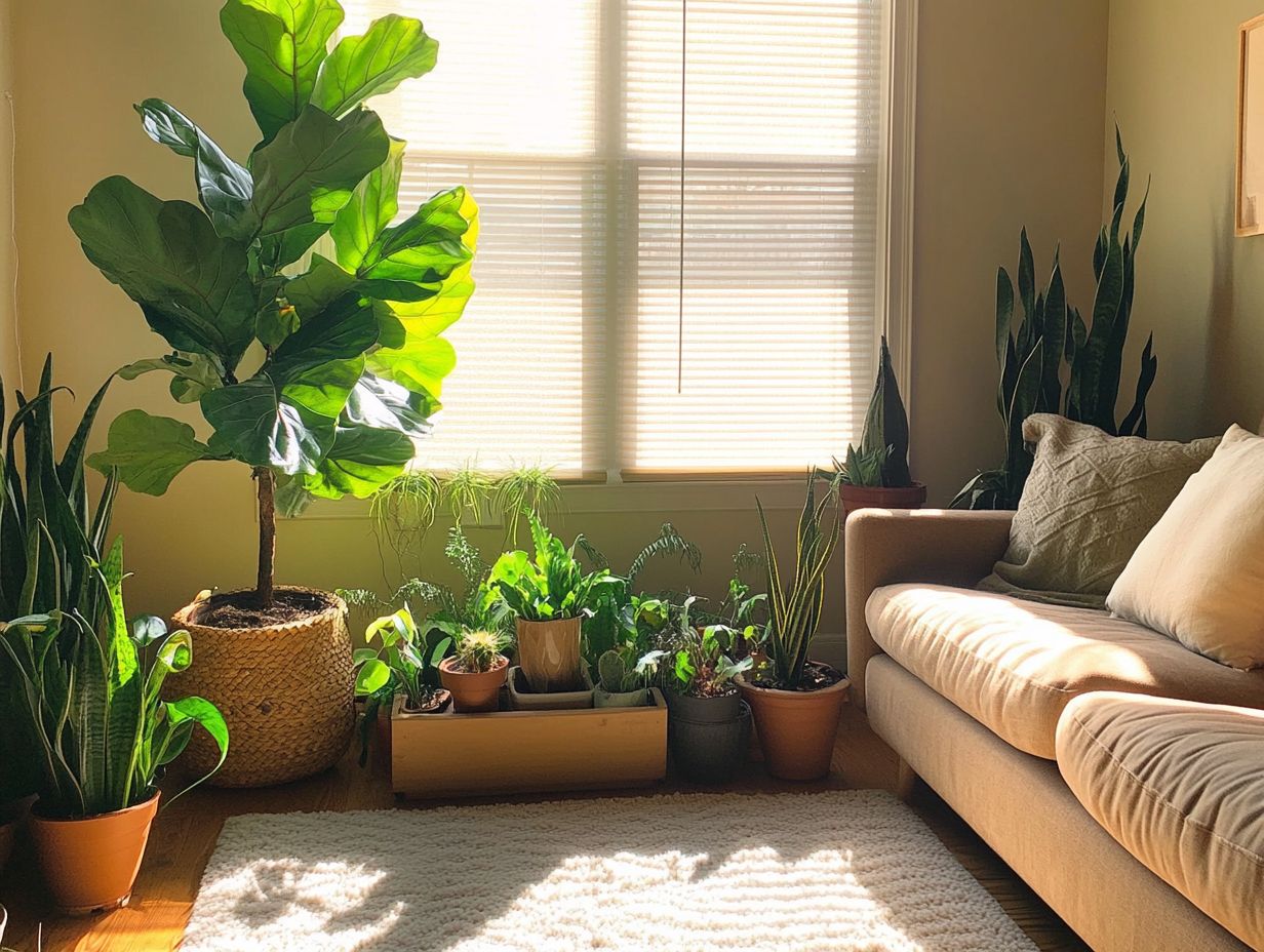 How can adding floor plants transform my space?