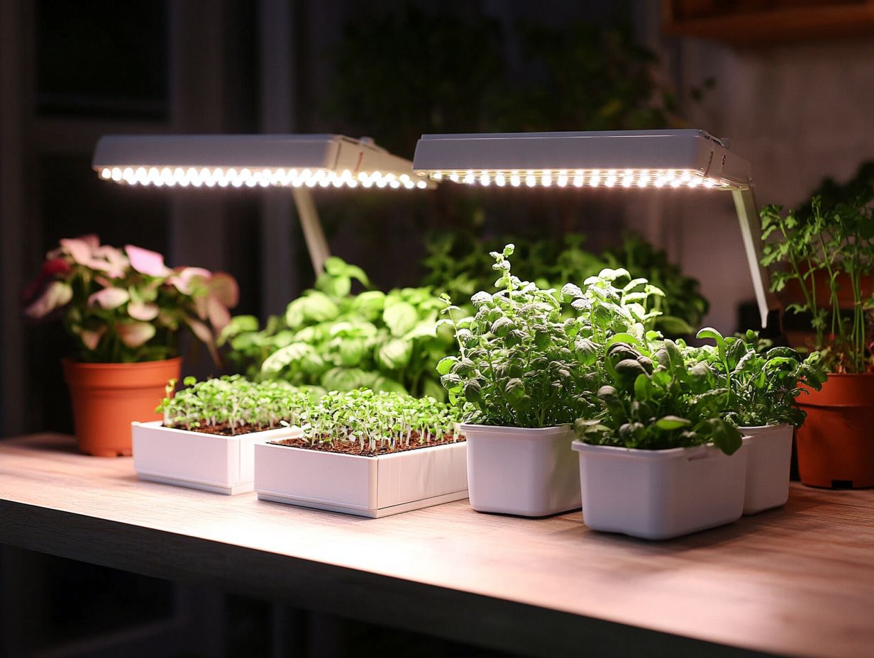 Image depicting frequently asked questions about grow lights