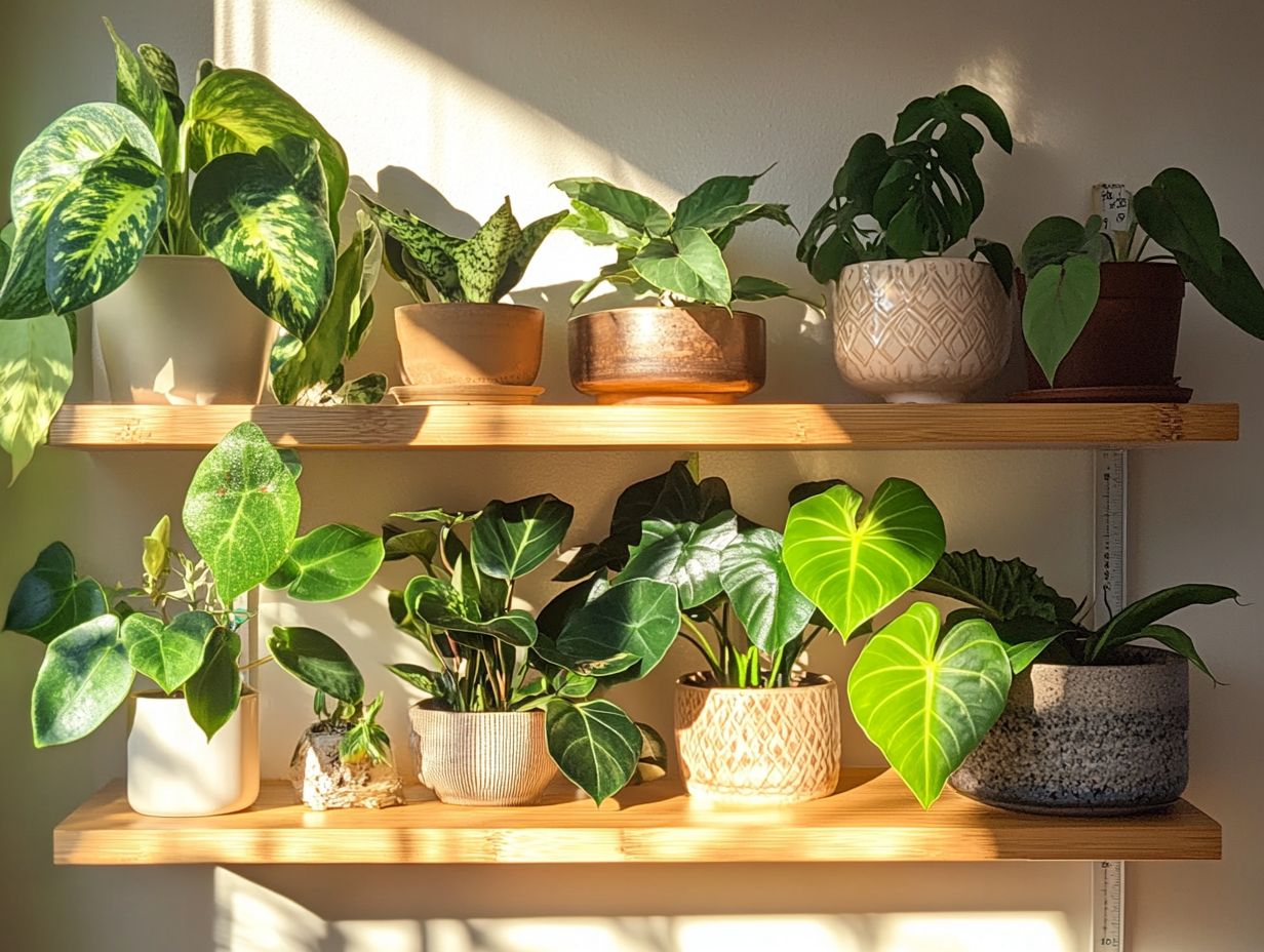 What factors can affect plant growth patterns in indoor plants?