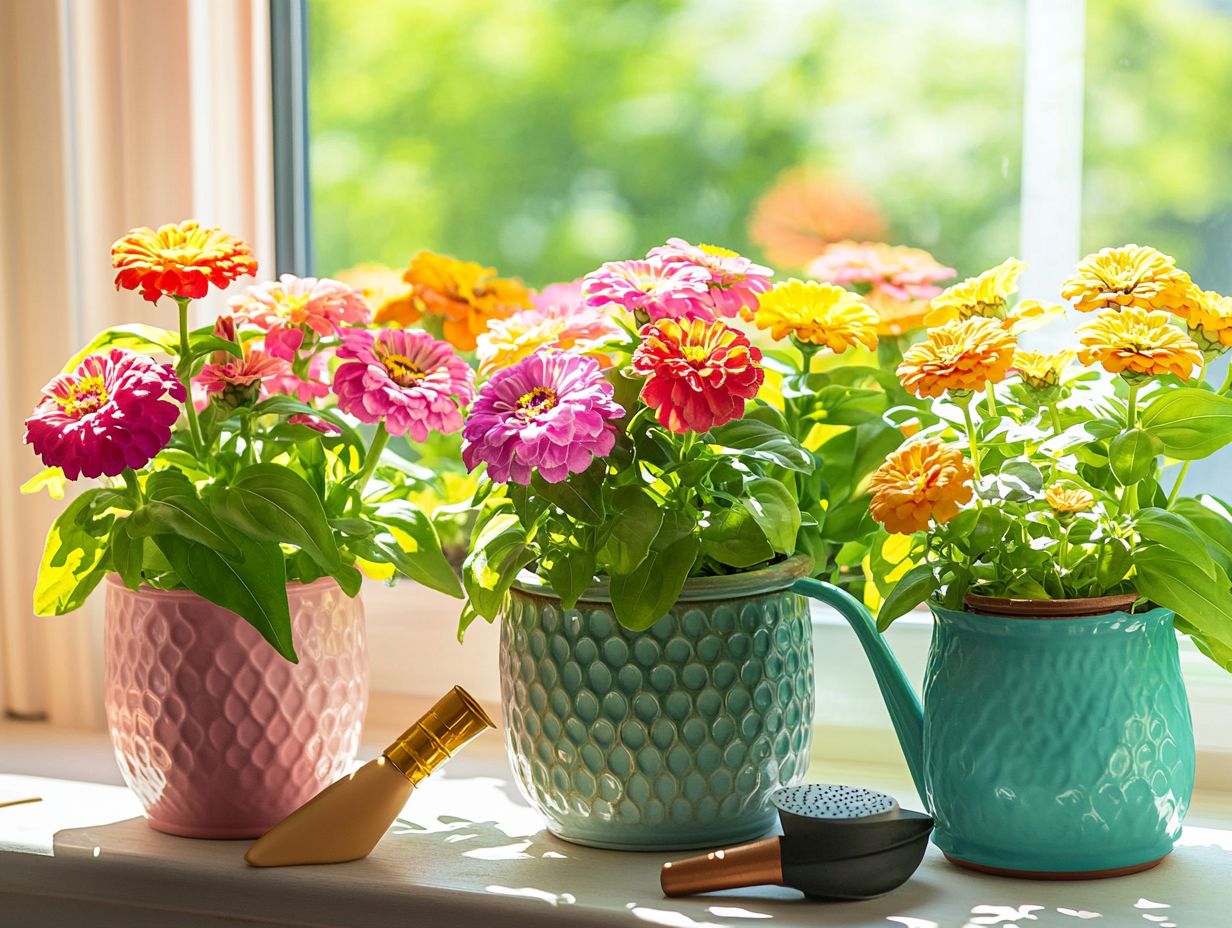 Common Pests and Diseases for Indoor Zinnias