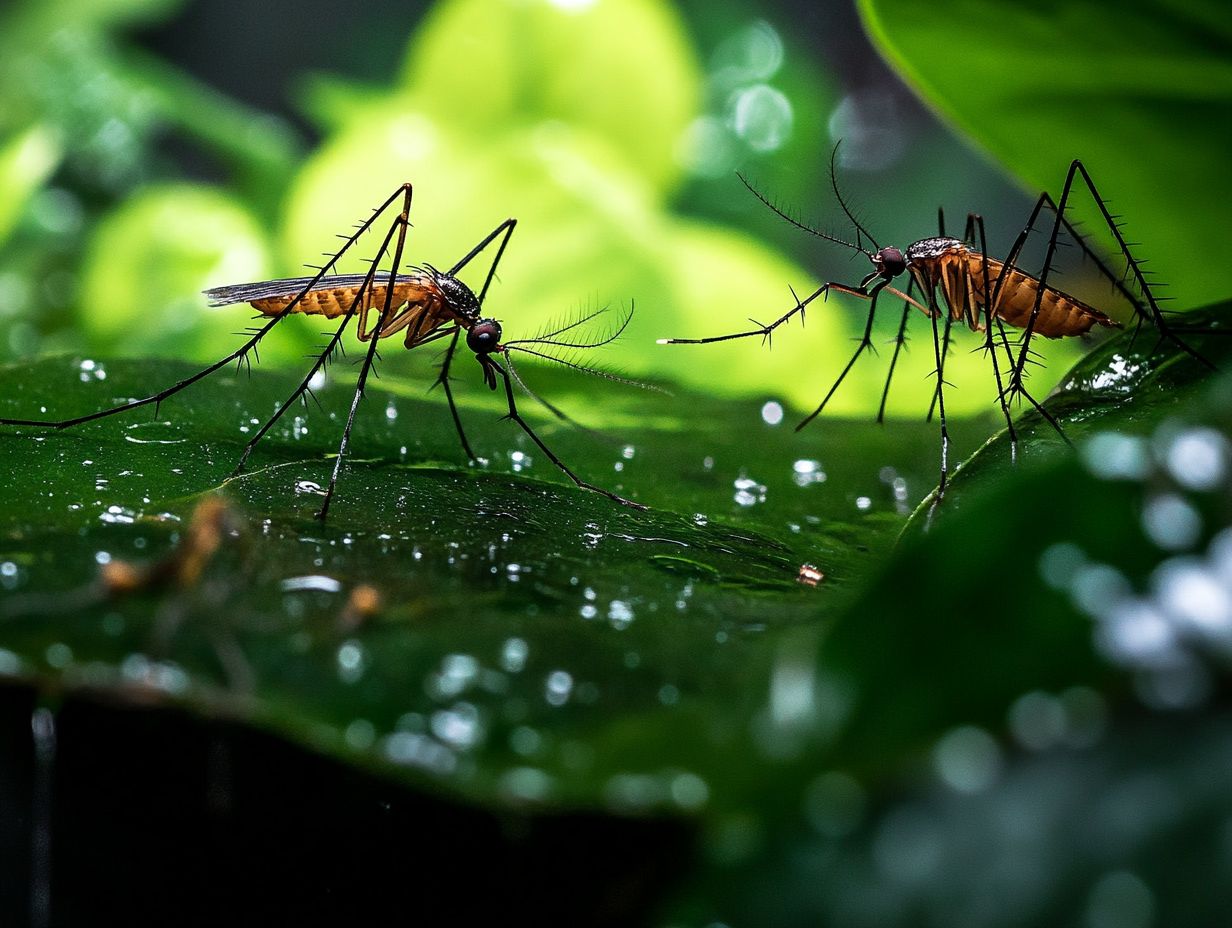 Infographic showing the impact of humidity on pest populations