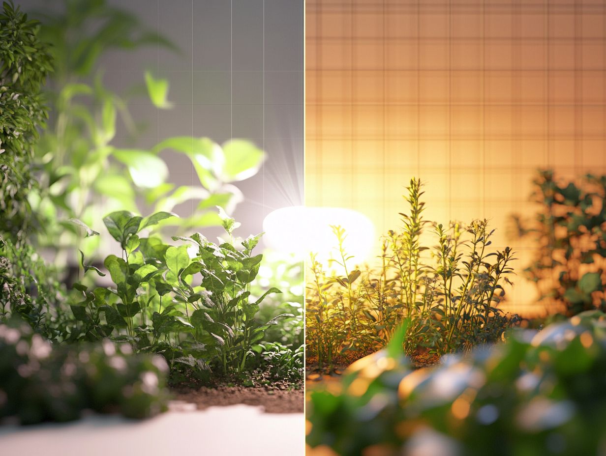 The effects of light quality on plant growth