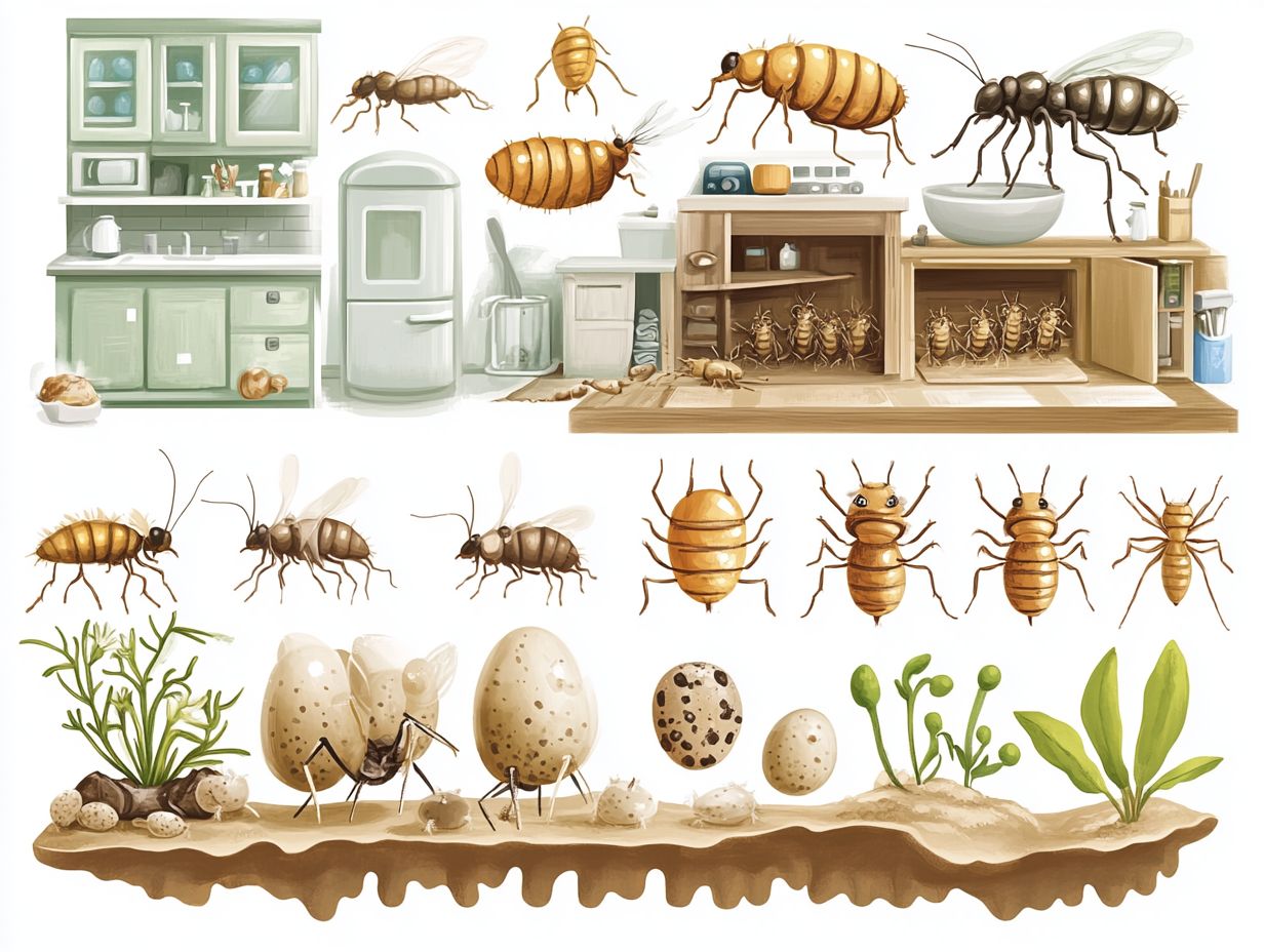 Visual representation of the key takeaways regarding indoor pest management.