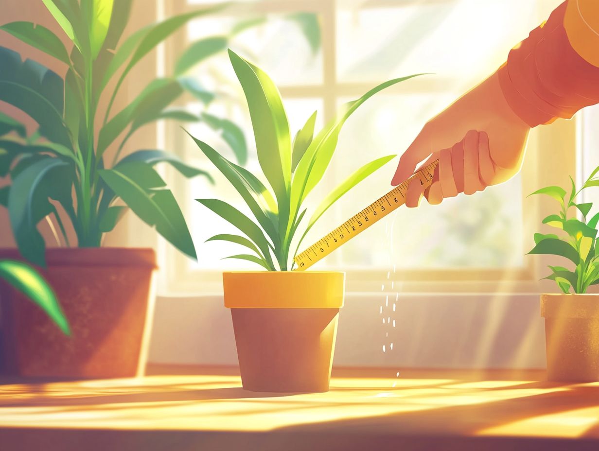 Understanding watering depth for potted plants