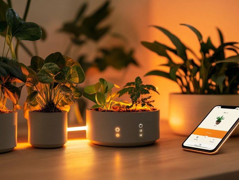 Using Smart Lights for Plant Care