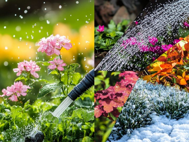 Watering in Different Seasons: A Guide