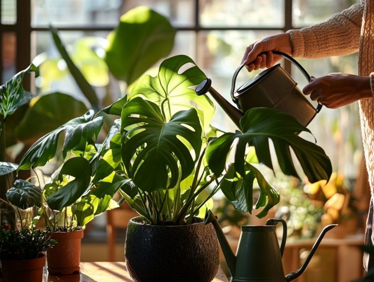 Watering Strategies for Large Indoor Plants