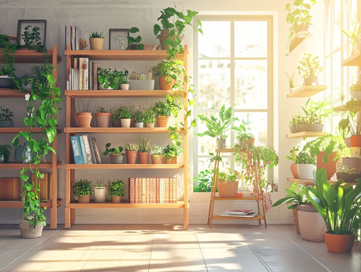 What is the ideal temperature for indoor plants?