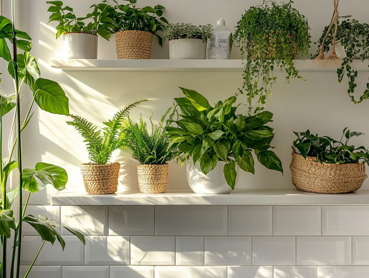 How do I know which plants will do well in my bathroom?