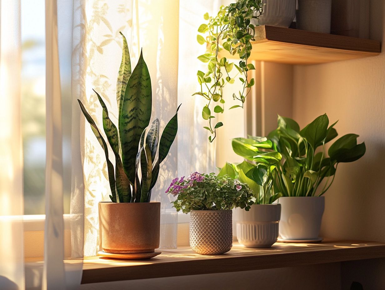 A healthy Spider Plant in a home setting.