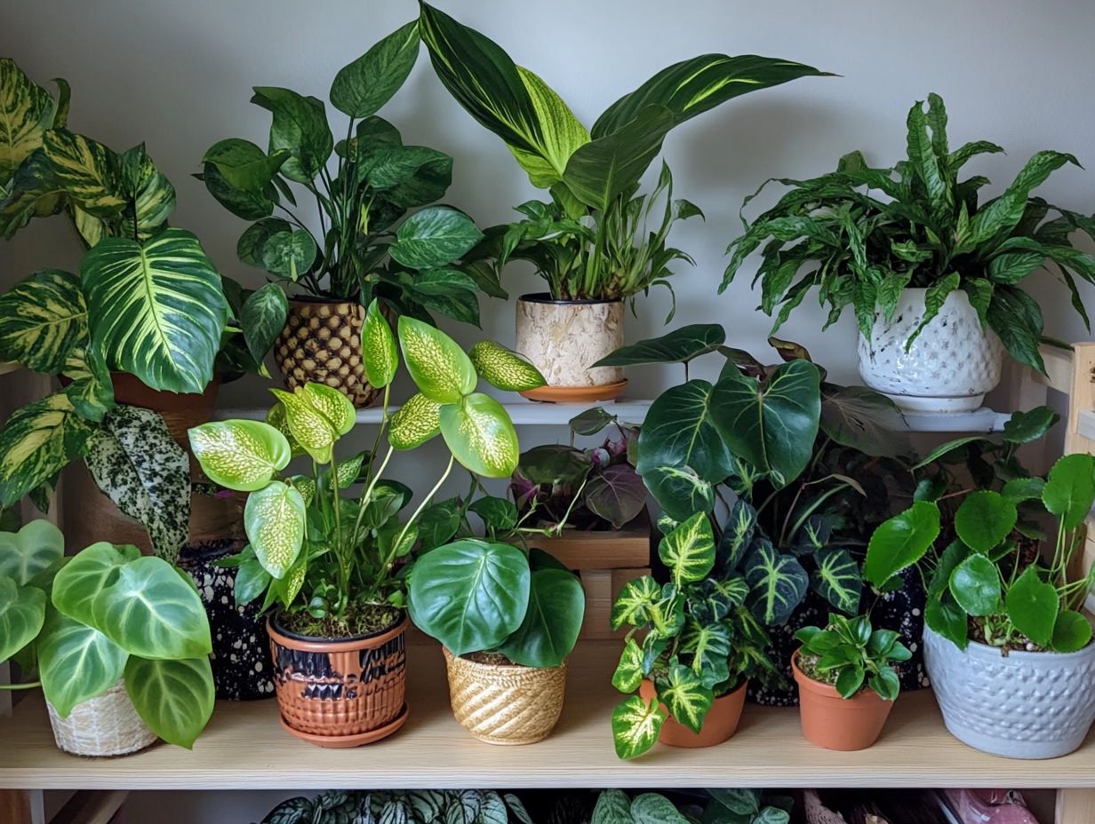 Indoor Plants Enhancing Air Quality and Uplifting Mood