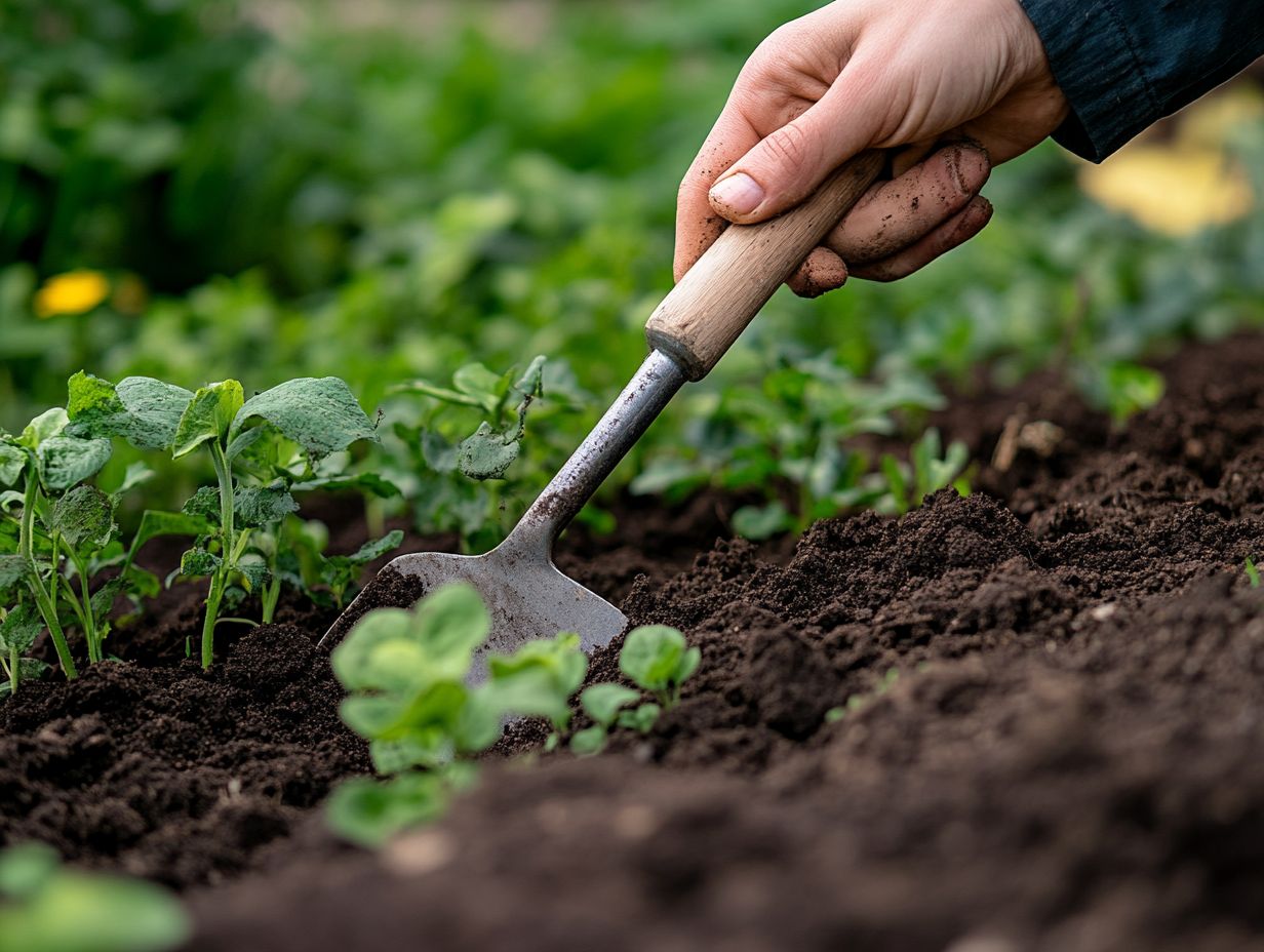 Illustration showing techniques for preventing soil compaction in agriculture