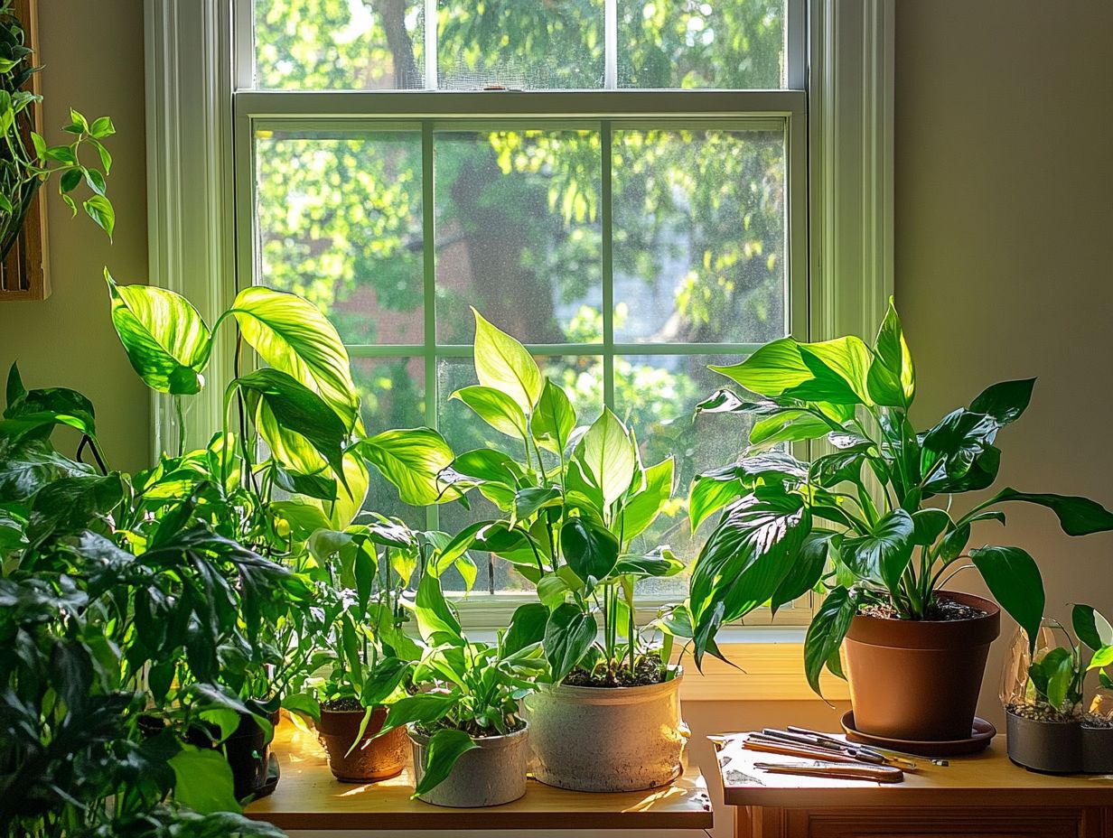 A collection of frequently asked questions about indoor plants