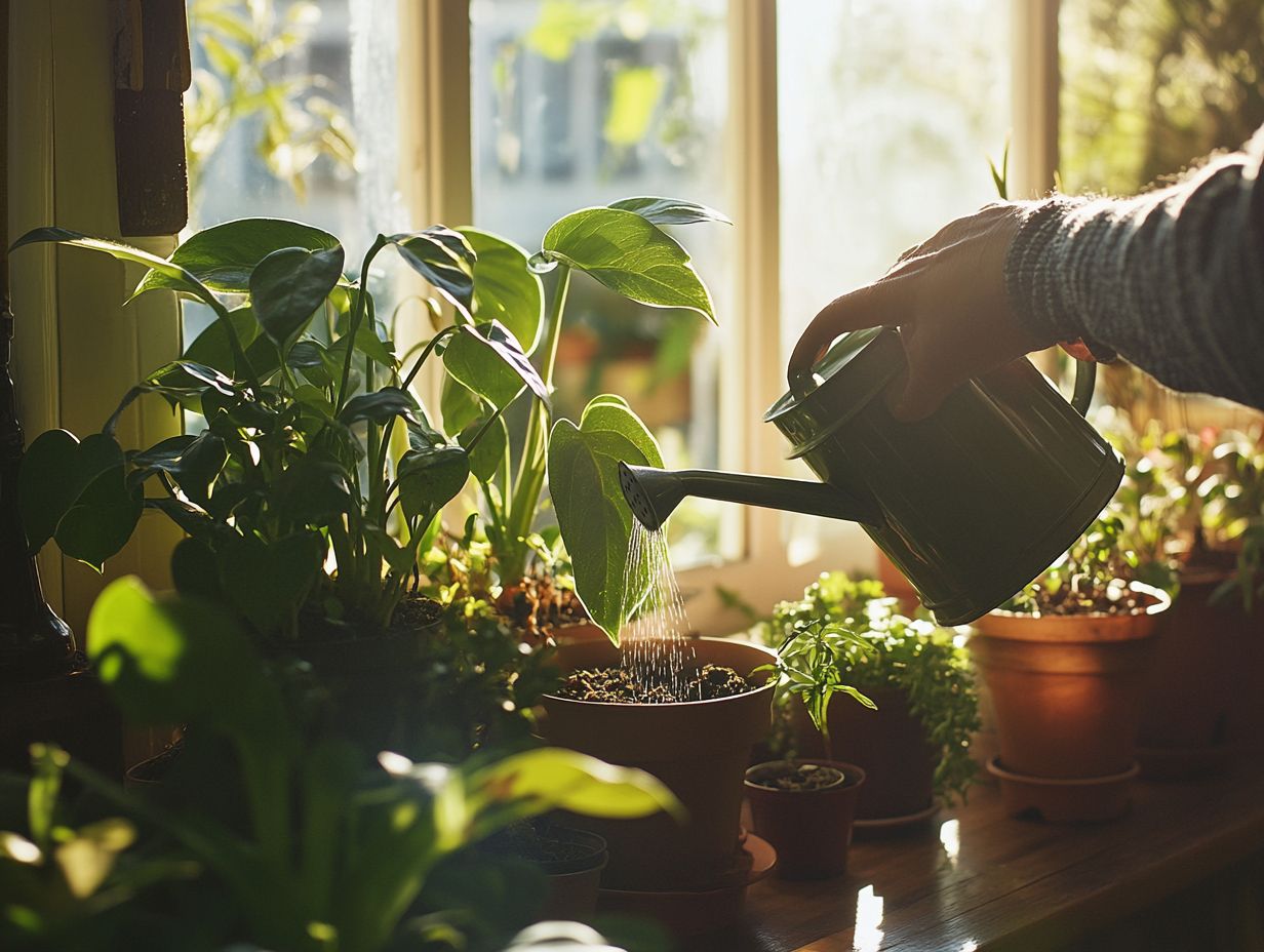 Timing and Frequency of Watering Indoor Plants