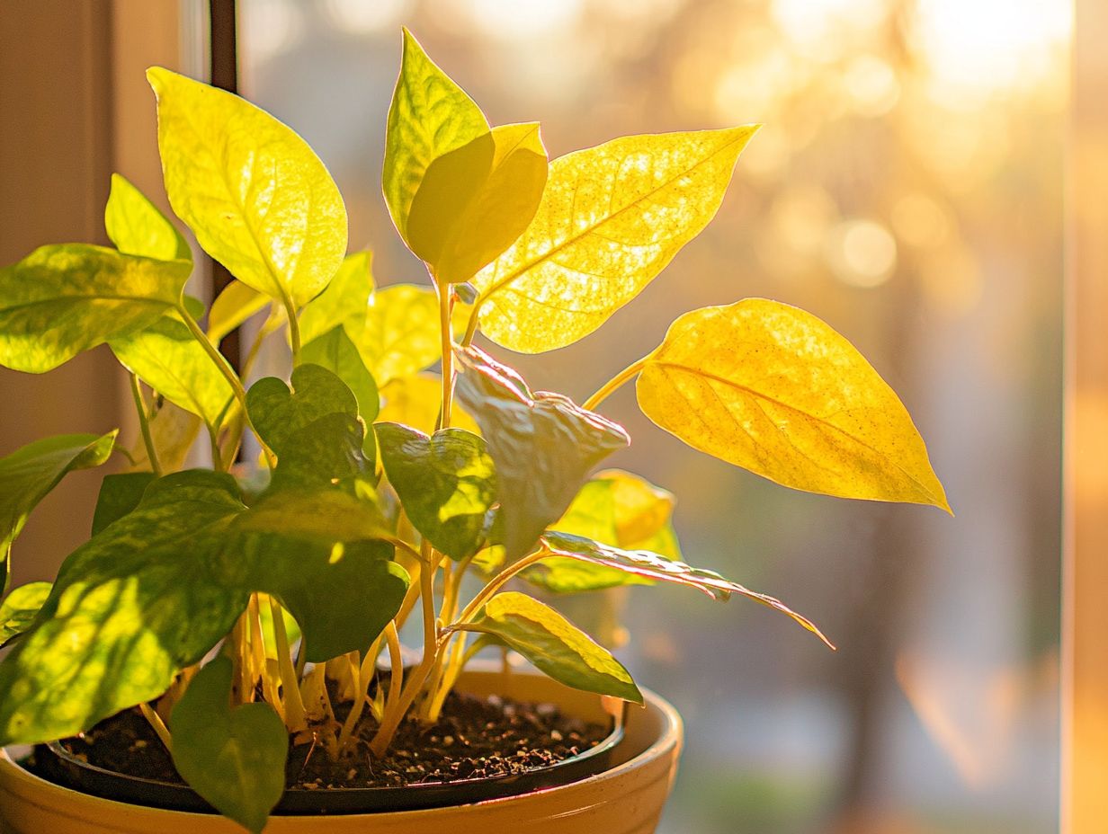 Why are my plant leaves turning yellow?