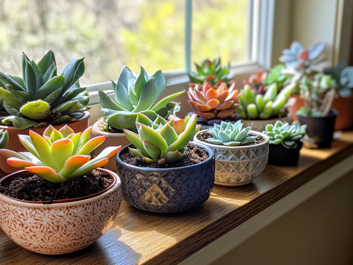 Visual guide to key factors for selecting soil for indoor succulents