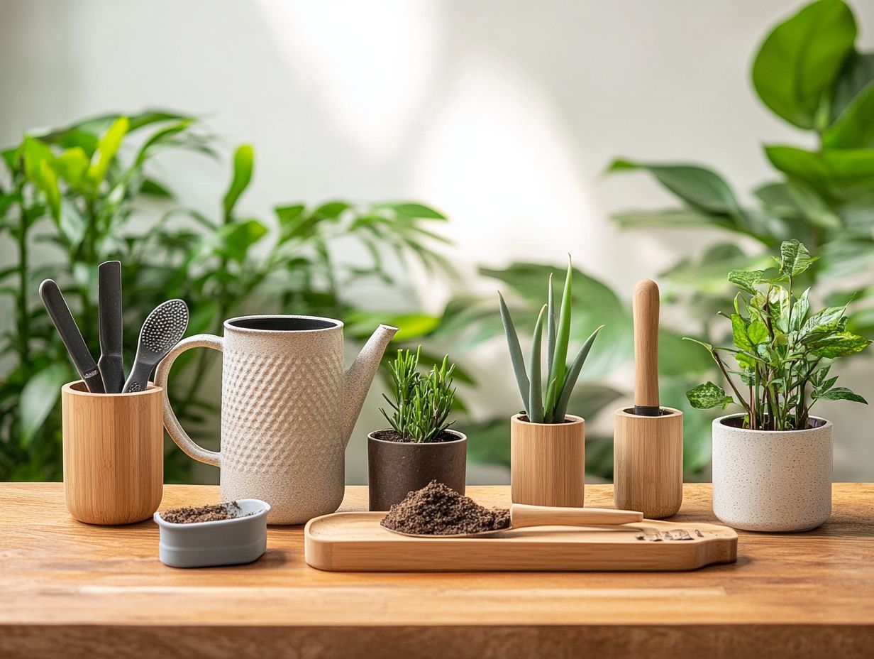 Key Takeaways on Essential Tools for Indoor Plant Care